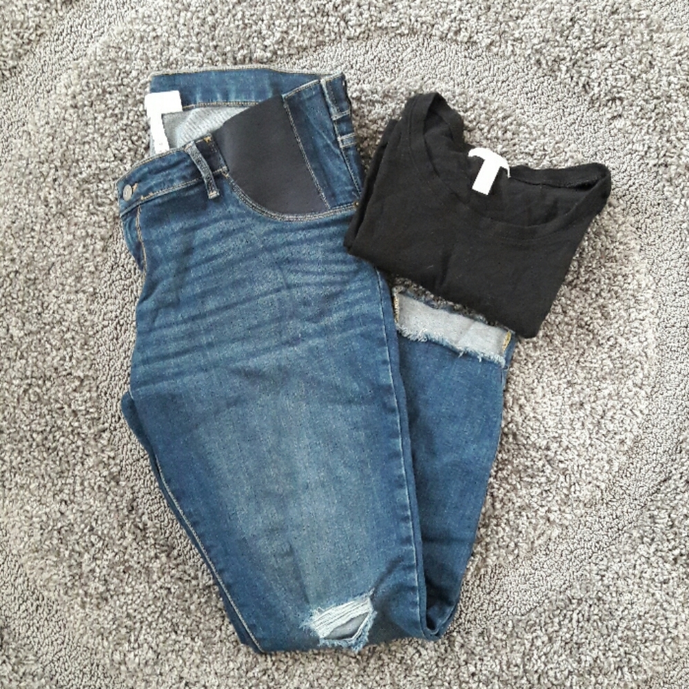 Maternity Set (Jeans & T-shirt)
